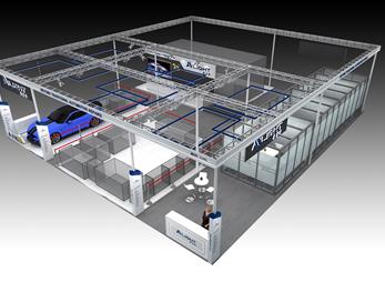 奥特莱展台设计效果图