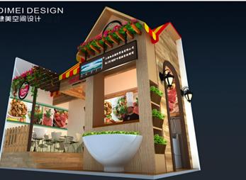 食品展展台设计案例展示