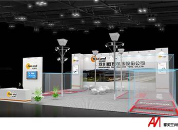 工业博览会之汉川机床展台设计案例