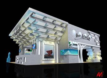 绿地房展会设计案例