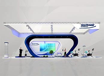展会设计搭建效果图
