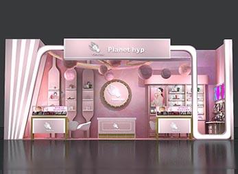 化妆品展台设计