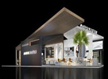 美尔奇岩板展会设计搭建方案