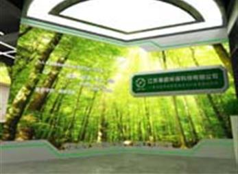 秦郡环保科技展厅设计案例