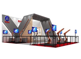 广州国际智能制造技术与装备展览会展台设计效果图